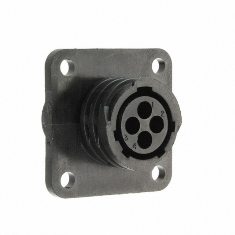 TE Connectivity AMP Connectors206430-1黑色有螺纹用于母插口插座外壳