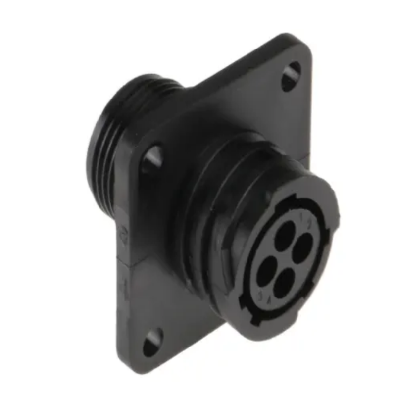 TE Connectivity AMP Connectors206430-1黑色有螺纹用于母插口插座外壳